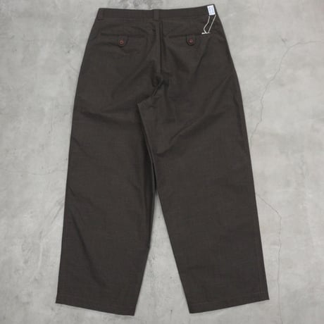 NOROLL / THICK WALK N.WEATHER PANTS / DERKEST BROWN