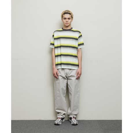 BAL / GRADIENT STRIPE CREW NECK TEE / MINT