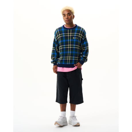 BoTT / WASHED PAINTER SHORT / BLACK