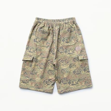 SOL soonerorlater / CAMO SWEAT CARGO SHORTS / CAMO