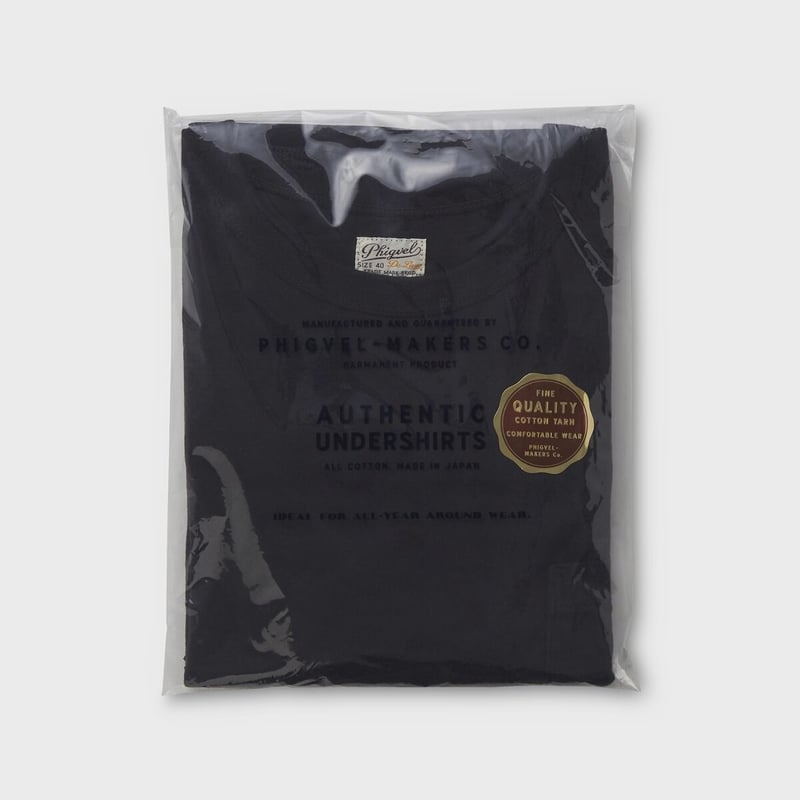 PHIGVEL Pocket Tee フィグベル DEEP PURPLE PHIGVEL Pocket Tee フィグベル DEEP PURPLE PHIGVEL - POCKET