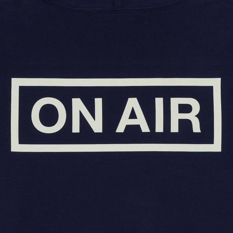 ON-AIR / ON AIR BASIC LOGO PULLOVER HOODIE / NAVY