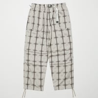 BAL / PLAID WIDE MOUNTAIN PANT / GRAY