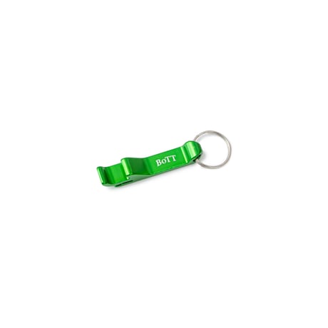BoTT / MINI BOTTLE OPENER KEYCHAIN / GREEN