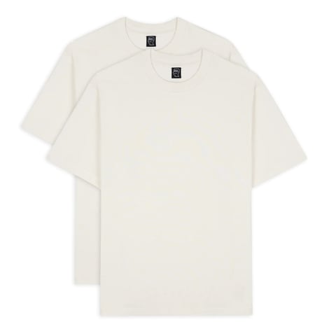 BRAIN DEAD / 2-PACK EASY TEES / NATURAL