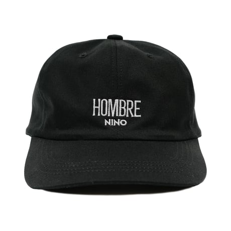 HOMBRE NINO / LOGO 6 PANEL CAP / BLACK