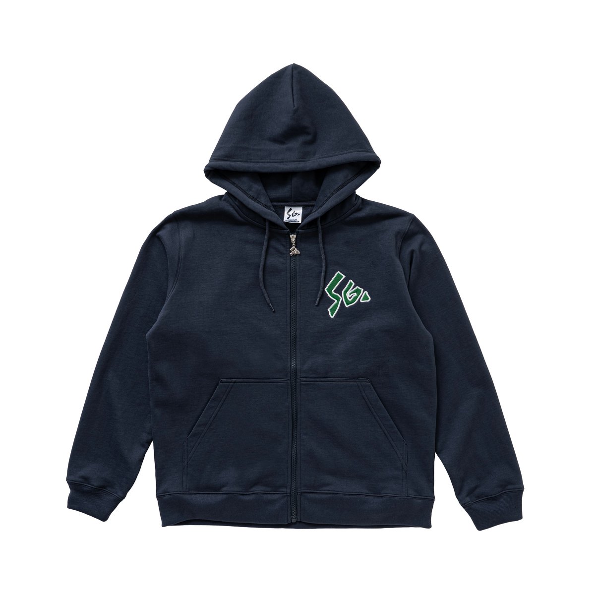 SPECIAL GUEST K.K. / PVC SG LOGO ZIP HOODIE / N