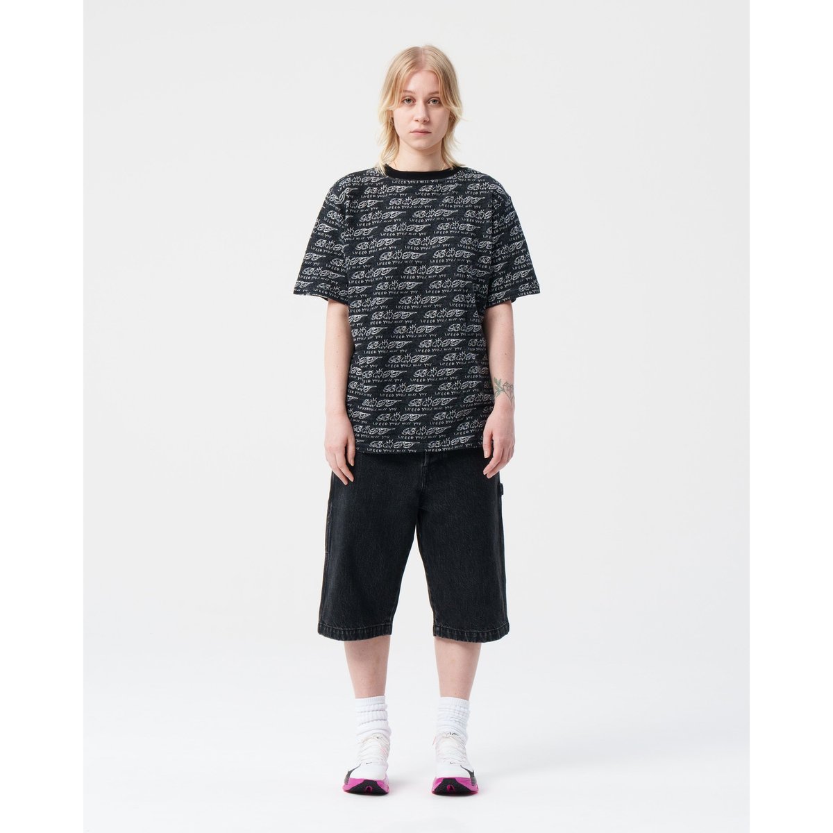 【国内買付】BoTT MISS YOU JAQUARD TEE ボット Tシャツ BoTT / MISS YOU JAQUARD TEE / BLACK | Sophomore