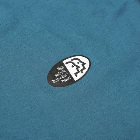 HOMBRE NINO / S/S PRINT TEE (OVAL LOGO) / G BLUE