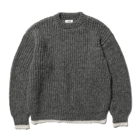 tone / KID MOHAIR MIX SWEATER / CHACOAL