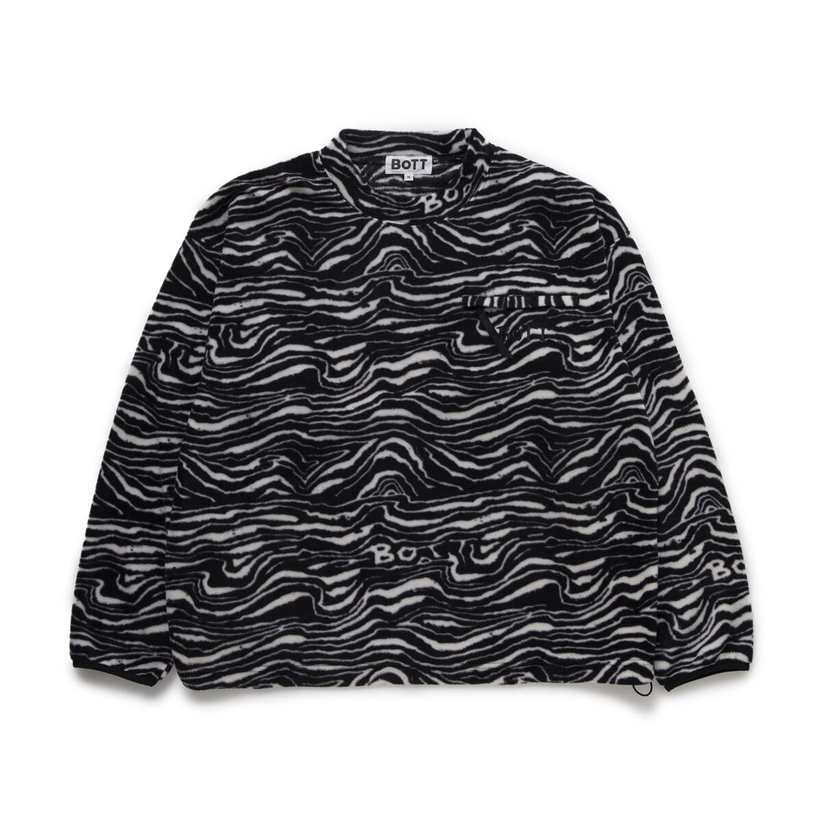 BoTT / FLEECE MOCK NECK PULLOVER / BLACK | Soph...