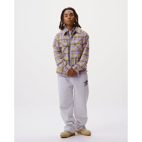 BoTT / ZIP-UP FLANNEL SHIRT / LAVENDER