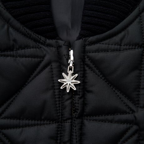 BoTT / QUILTED SPARKLE VEST / BLACK