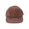 4WD  (4 WORTH DOING) / 6 PANEL BROWN CONTRAST STITCH HAT / BROWN