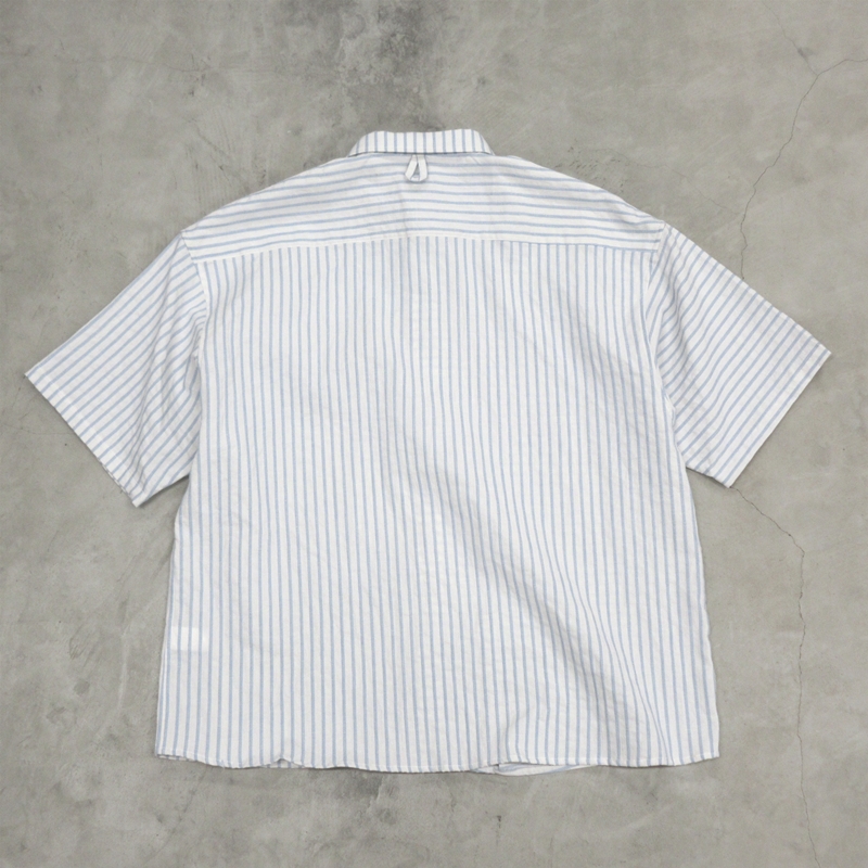NOROLL / NORMAL SHIRT STRIPE S/S / BLUE | Sopho