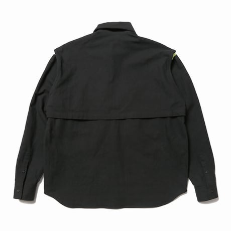HOMBRE NINO / MULTI POCKET SHIRT / BLACK