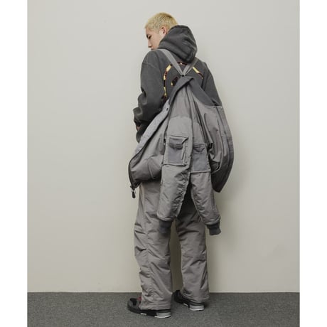 BAL / NYLON TWILL BOMBER / ANTHRACITE