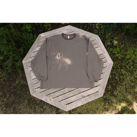 NOROLL / DRY WASHI L/S POCKET TEE / KUCHIBA