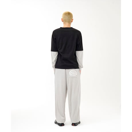SOL soonerorlater / FAKE LAYERED TEE / BLACK