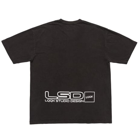 LQQK STUDIO / LSD TEE / WASHED BLACK