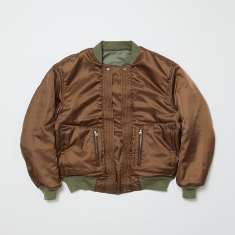 BAL / x SPIEWAK DOUBEL ZIP BOMBER JACKET / ALPHA GREEN