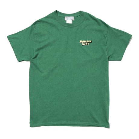 HOMBRE NINO / S/S PRINT TEE (DEADKEBAB PUFF LOGO) / I GREEN