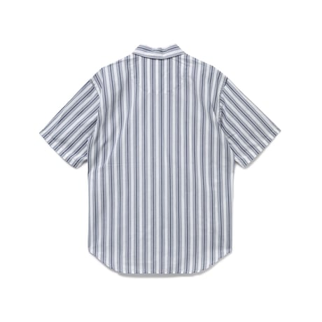 BoTT / PULLOVER STRIPE S/SL SHIRT / NAVY