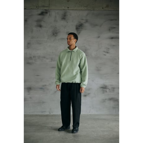 COMFORTABLE REASON / DUCK DAILY SLACKS / BLACK