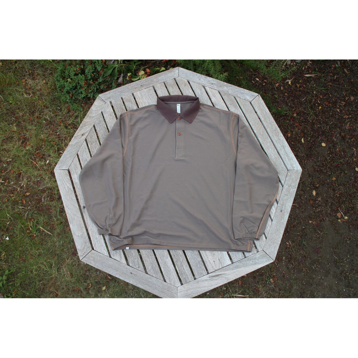 NOROLL / DRY WASHI L/S POLO / KUCHIBA | Sophomore
