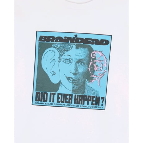 BRAIN DEAD / DID IT EVER HAPPEN LONG SLEEVE / WHITE