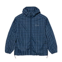POLAR SKATE CO. / CHASE LIGHT SHELL JACKET / BLUE CHECK