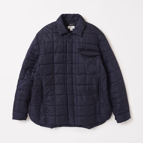 tone / QUILTED SHIRT JACKET / NAVY