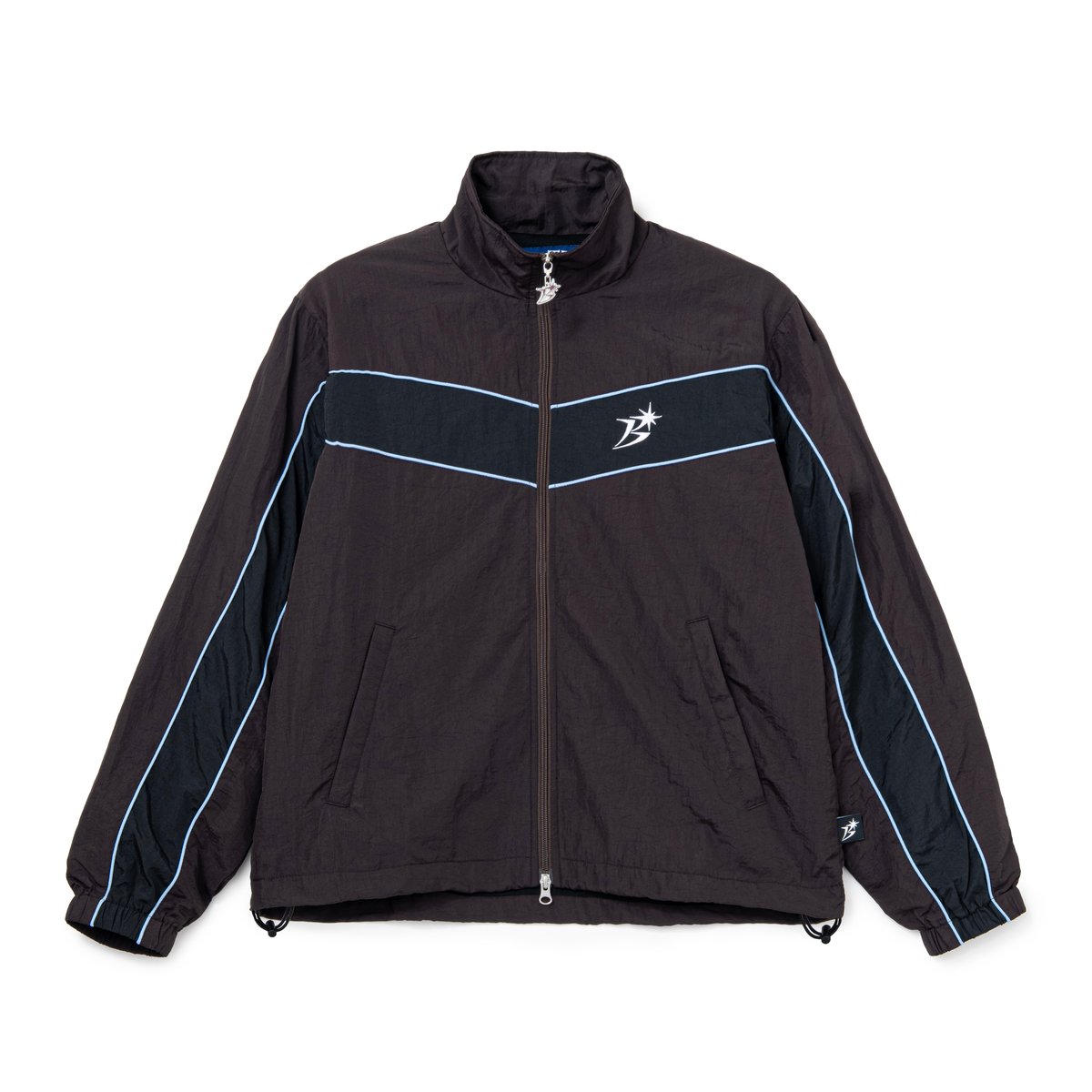 BoTT / PANELED TRACK JACKET / BROWN | Sophomore