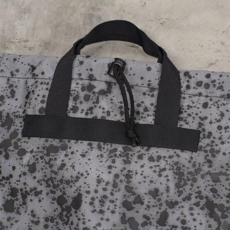 ZEPTEPI & Co. / DRIL BAG / LARGE / RAINDROPS / GRAY