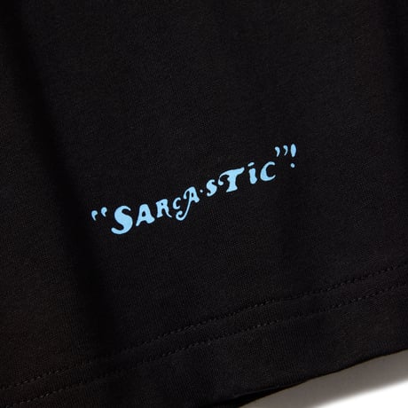 SARCASTIC / ENJOY E AGAIN SHORT SLEEVE TEE / BLACK