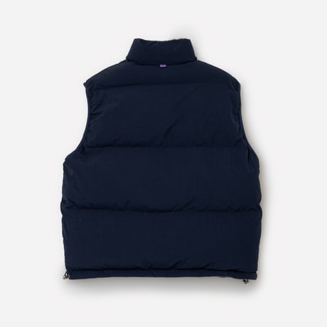 SOL soonerorlater / REVERSIBLE PUFFER VEST / GRAY & PURPLE