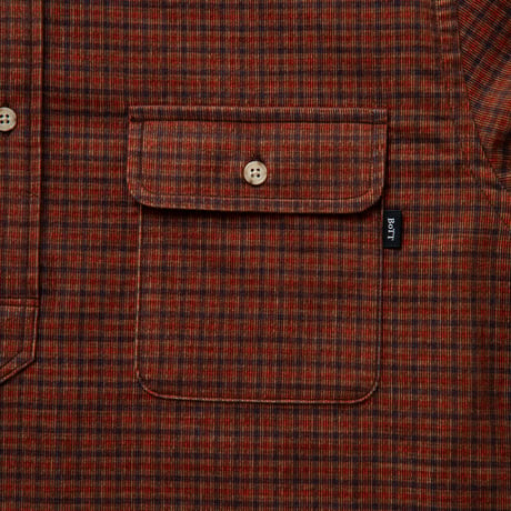 BoTT / PULLOVER CORDUROY SHIRT / BROWN