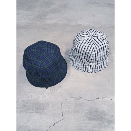 tone / TIED HAT / NAVY CHECK