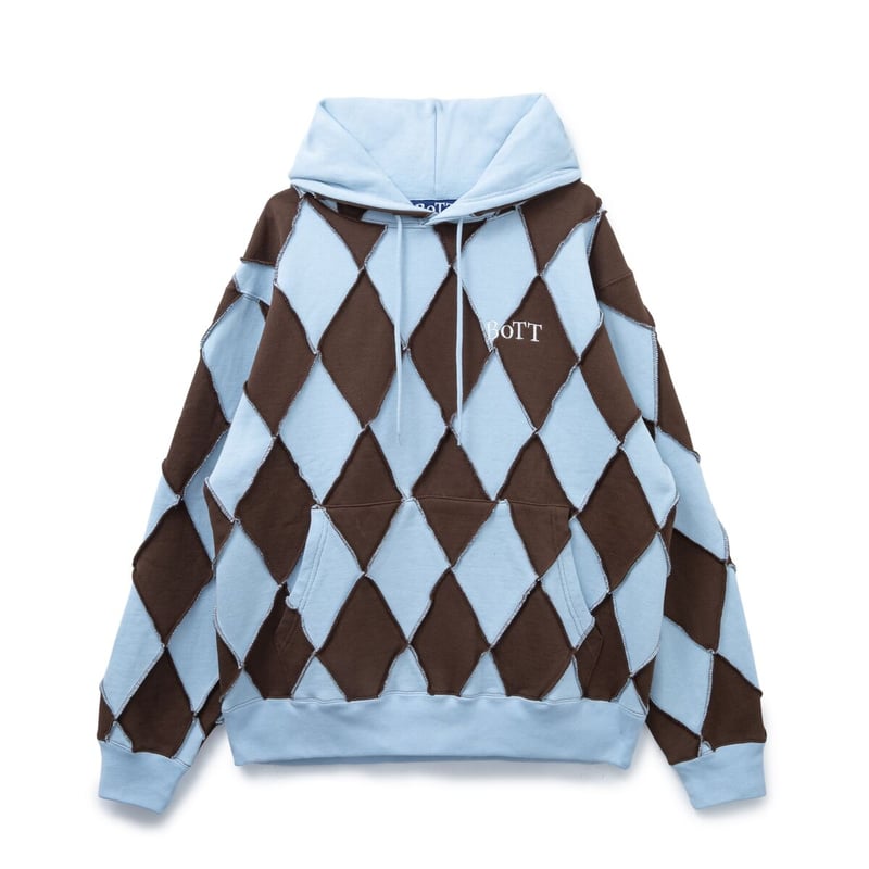 BoTT / PATCHWORK HOODIE / LIGHT BLUE | Sophomore