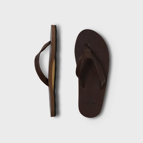 PHIGVEL MAKERS & Co. / LEATHER BEACH SANDALS / BROWN