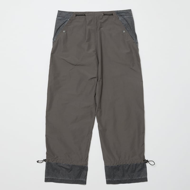 BAL / PIGMENT NYLON TRACK PANT / DARK GRAY | So