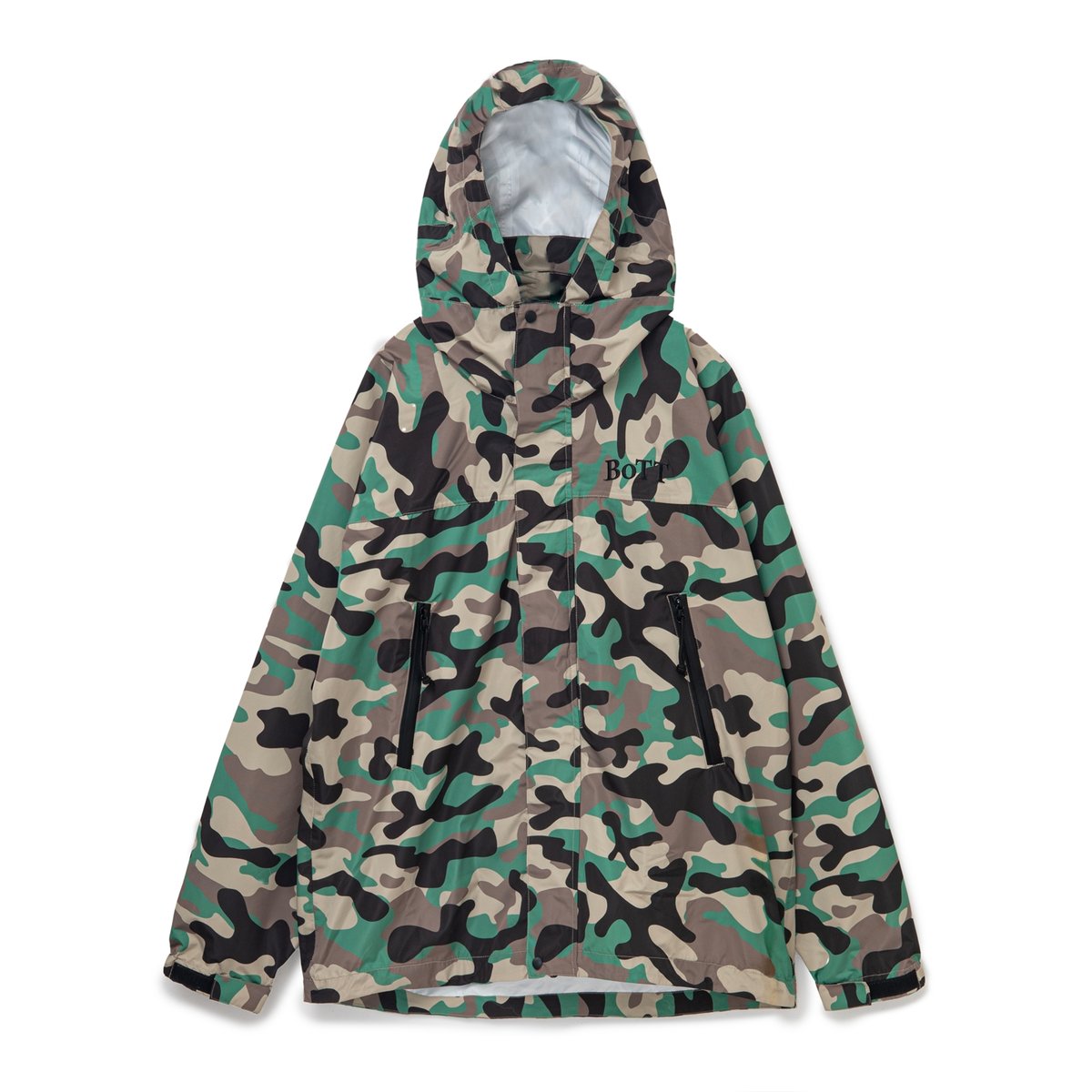 bott シェルジャケット BoTT / RAGLAN SHELL JACKET / CAMO | Sophomore