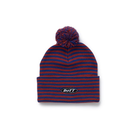 BoTT / LIGHT LOGO STRIPE BEANIE / RED