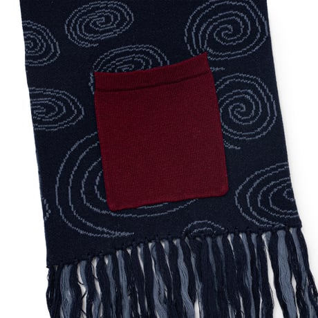 SOL soonerorlater / SPARKLING SCARF / NAVY