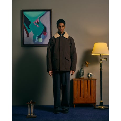 COMFORTABLE REASON / BOA PUFF JACKET / BROWN