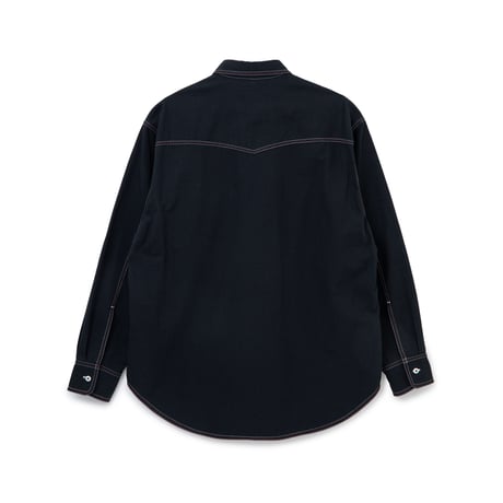 BoTT / FLOWER WESTERN SHIRT / BLACK