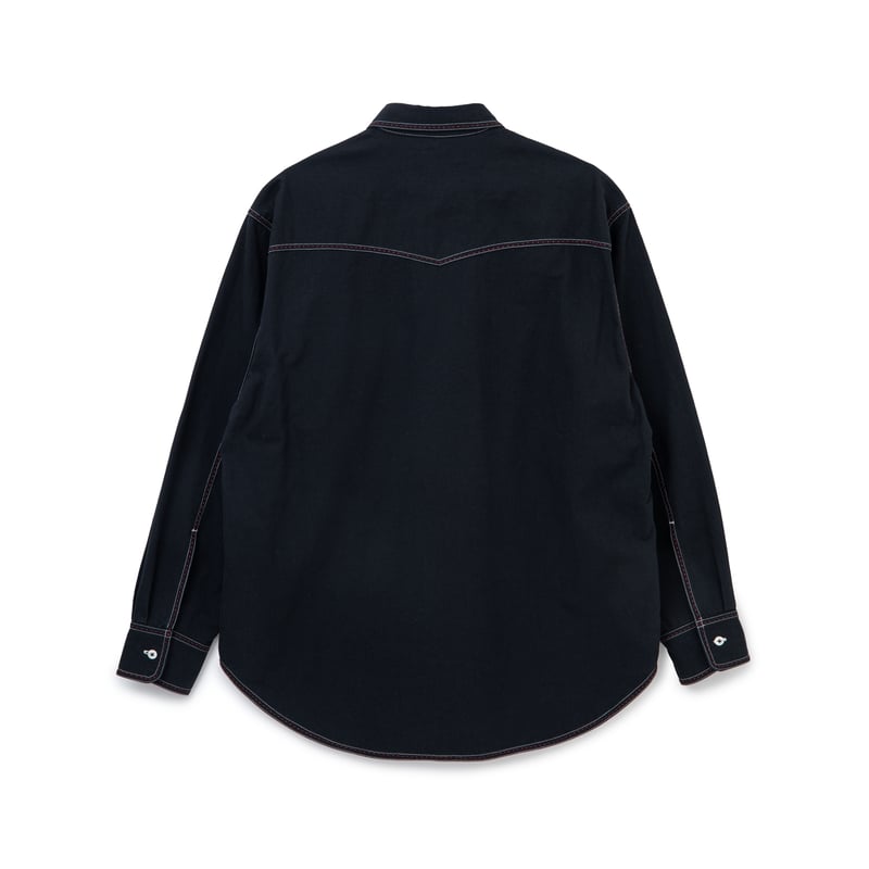 BoTT / FLOWER WESTERN SHIRT / BLACK | Sophomore