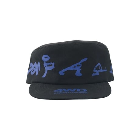 4WD  (4 WORTH DOING) / MEDITATION FLOW PAINTERS HAT / BLACK