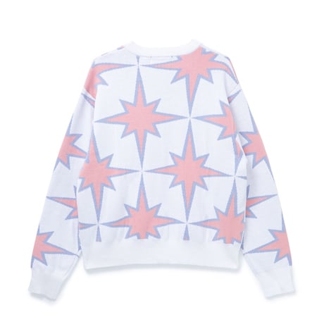BoTT / SPARKLE COTTON SWEATER / WHITE