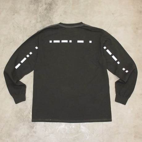 ZEPTEPI & Co. / LS TEE / MORSE REF. / BLACK